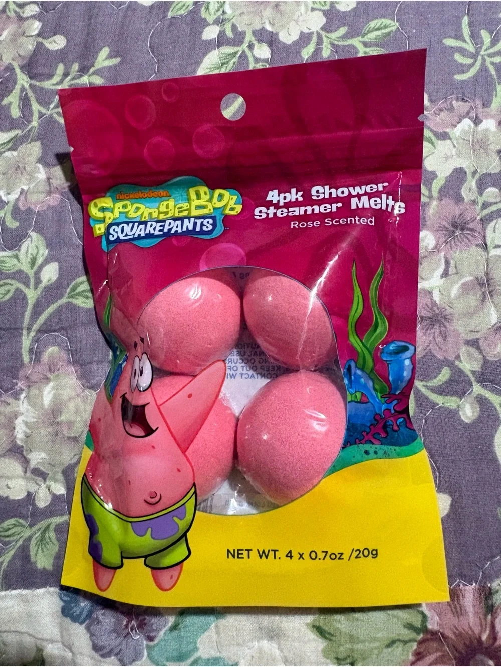 SpongeBob SquarePants Kids Bath Steamers - Pink, Yellow, Purple